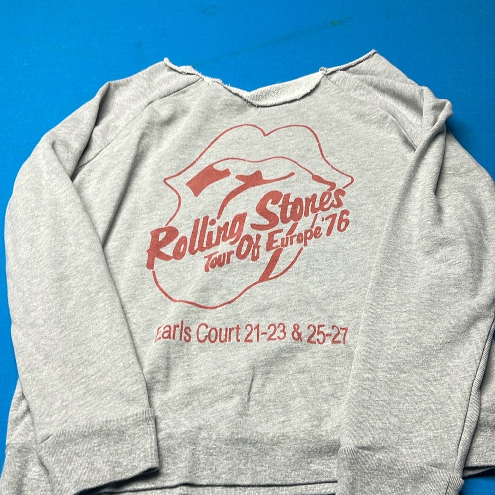 Wide neck very thin sweatshirt bought at Nordstrom.